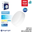 LAMPARA PANEL LED REDONDO SUPERFICIAL LUZ FRIA 18W ANGEL LIGHT