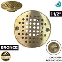 REJILLA DESAGUE DE PISO 1 1/2" BRONCE METALES ALEADOS