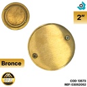 REJILLA DESAGUE DE PISO CIEGA 2" BRONCE METALES ALEADOS