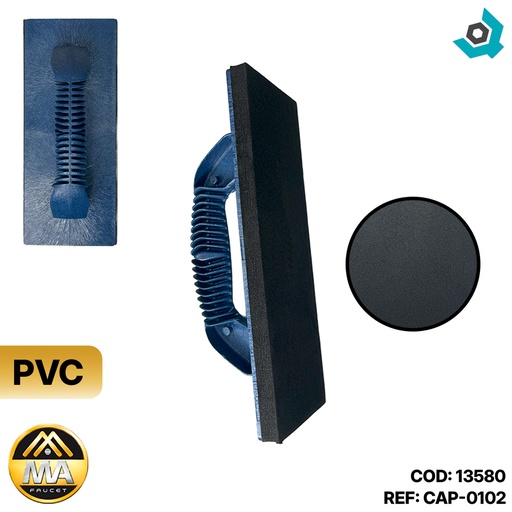 [13580] LLANA CON GOMA PARA ALBANILERIA PVC METALES ALEADOS