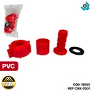 CONEXION PARA MANGUERA 1/2" COMPUESTA PVC METALES ALEADOS