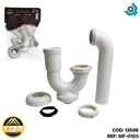 SIFON PVC 1 1/2" CON TRAMPA METALES ALEADOS