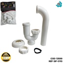 SIFON PLASTICO 1 1/4" CON TRAMPA