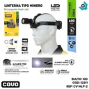 LINTERNA LED TIPO MINERO COVO