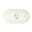 TOMACORRIENTE SENCILLO CON TIERRA IVORY MAGIC