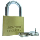 CANDADO 60MM BRONCE SECURITY