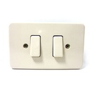 APAGADOR DOBLE BLANCO D02-1 GENERALI LINE