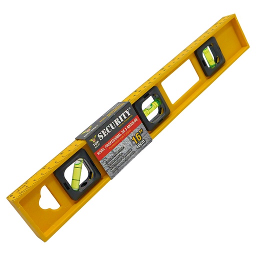 [0742] NIVEL 16" DE 3 ANGULOS SECURITY