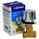 LLAVE PARA DUCHA 1/2" INDIVIDUAL GRIVEN