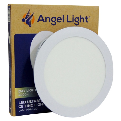 [10073] LAMPARA LED PARA EMPOTRAR REDONDA 15W 7.5" LUZ NATURAL ANGEL LIGHT