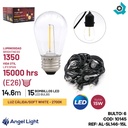 BOMBILLOS LED 2W X 15 PIEZAS VINTAGE ANGEL LIGHT