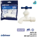 LLAVE DE CHORRO 3/4" PVC SIN PICO GRIVEN