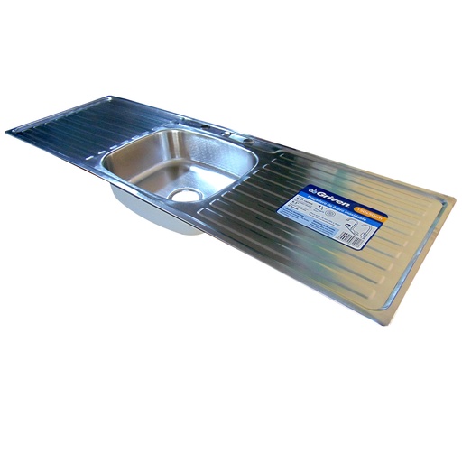 [10195] FREGADERO INDIVIDUAL 150X50CM ACERO INOXIDABLE GRIVEN