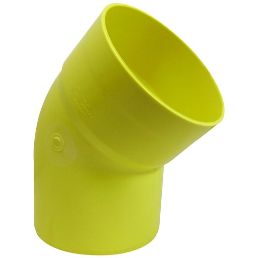 [10246] CODO 45GR PVC SANIT 200MM EXC TUBRICA