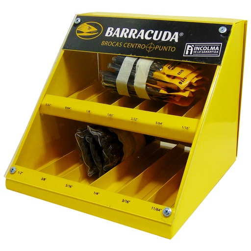 [10263] JUEGO DE MECHAS PARA HIERRO 216 PIEZAS BARRACUDA