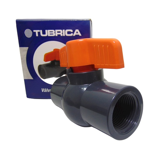 [10316] VALVULA 1" DE PVC CON ROSCA HEMBRA TUBRICA