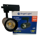 LAMPARA DE TECHO SPOT PARA RIEL 20W COLOR NEGRO ANGEL LIGHT