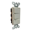 APAGADOR ELECTRICO TRIPLE BLANCO TROEN