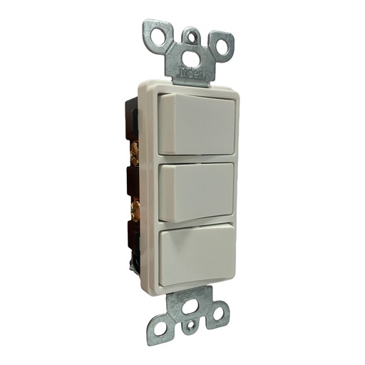 [10439] APAGADOR ELECTRICO TRIPLE BLANCO TROEN