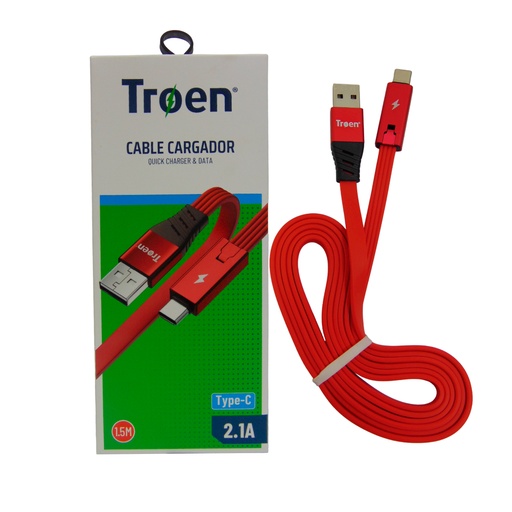 [10489] CABLE CARGADOR TIPO C RECORTABLE TROEN