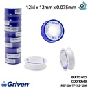 TEFLON 1/2" X 12M GRIVEN