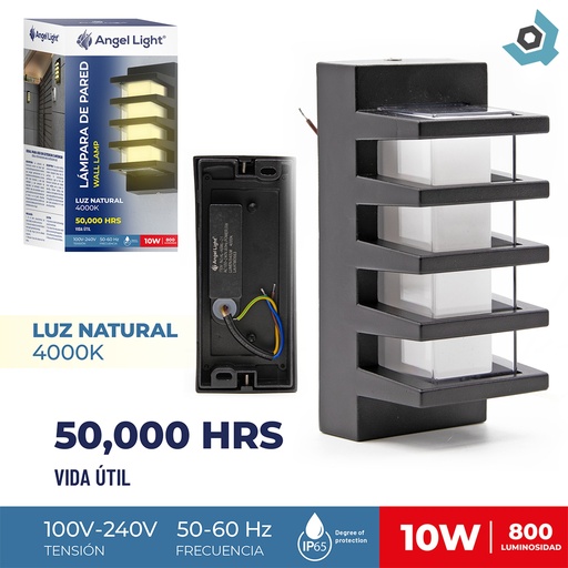 [10557] LAMPARA DE PARED 6W LUZ NATURAL ANGEL LIGHT