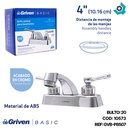 GRIFERIA PARA LAVAMANOS GRIVEN BASIC