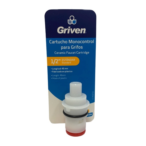 [10579] CARTUCHO MONOCONTROL 1/2" PARA GRIFERIAS GRIVEN