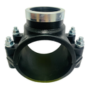 ABRAZADERA PARA RIEGO PP CON ROSCA 90MM X 1 1/2" TUBRICA