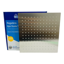 REGADERA PARA DUCHA TIPO LLUVIA CUADRADA 12" SATINADO GRIVEN