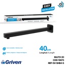 BRAZO DE DUCHA CUADRADO 40CM GRIVEN BLACK