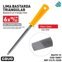 LIMA BASTARDA TRIANGULAR 6 X 15/32" COVO