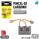 REPUESTO DE PINCEL DE CARBONO PARA ESMERIL ANGULAR 7" 2200W COVO