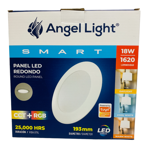[10718] LAMPARA LED PARA EMPOTRAR REDONDA INTELIGENTE/SMART 18W ANGEL LIGHT