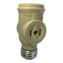 BENJAMIN SIN CADENITA CON TOMA DOBLE COLOR MARFIL TROEN