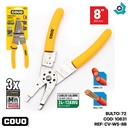 PINZA PELA CABLES 8" COVO