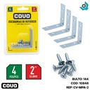 ANGULO 2" ACERO 4 PZAS COVO