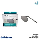 REGADERA PARA DUCHA TIPO LLUVIA REDONDA 9" GRIS METALICO GRIVEN GUN METAL