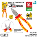 PINZA DE ELECTRICISTA 8" COVO