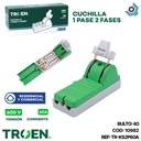 CUCHILLA ELECTRICA 1 PASE 2 POLOS X 60A TROEN