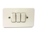 APAGADOR TRIPLE BLANCO F-1300 VOLTAGE