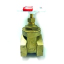 VALVULA 1 1/2" DE BRONCE COMPUERTA KD201-1-1/2