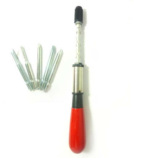 [1999] DESTORNILLADOR DESMONTABLE CON RATCHET 5 PIEZAS DIAMOND