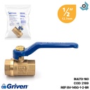 VALVULA 1/2" DE BRONCE LIVIANA GRIVEN