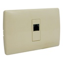 CONECTOR PARA TELEFONO BEIGE SECURITY