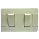 APAGADOR DOBLE BLANCO CA810L VOLTAGE