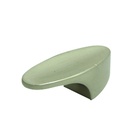 TIRADOR PARA MUEBLES DE BOTON PLATEADO