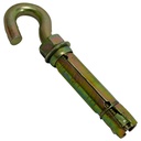TORNILLO GANCHO CON RAMPLUG EXPANSIVO 12MM WOLFGANG