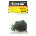 TORNILLO PARA DRYWALL 6 X 3/4" SECURITY