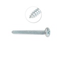 TORNILLO LAMINADO CABEZA PAN 8X1 1/2 MEJIA (12C X 500U)